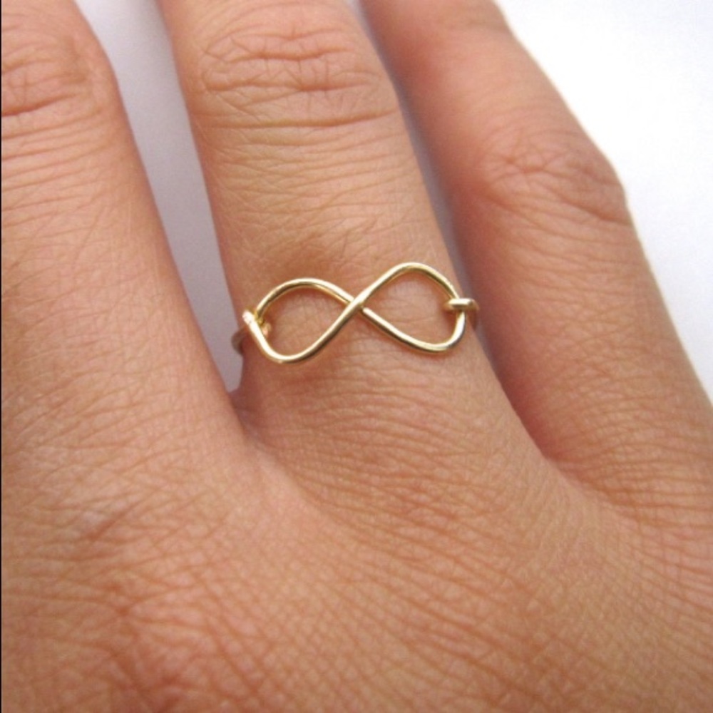 Dainty 14k Gold filled infinity sign sing